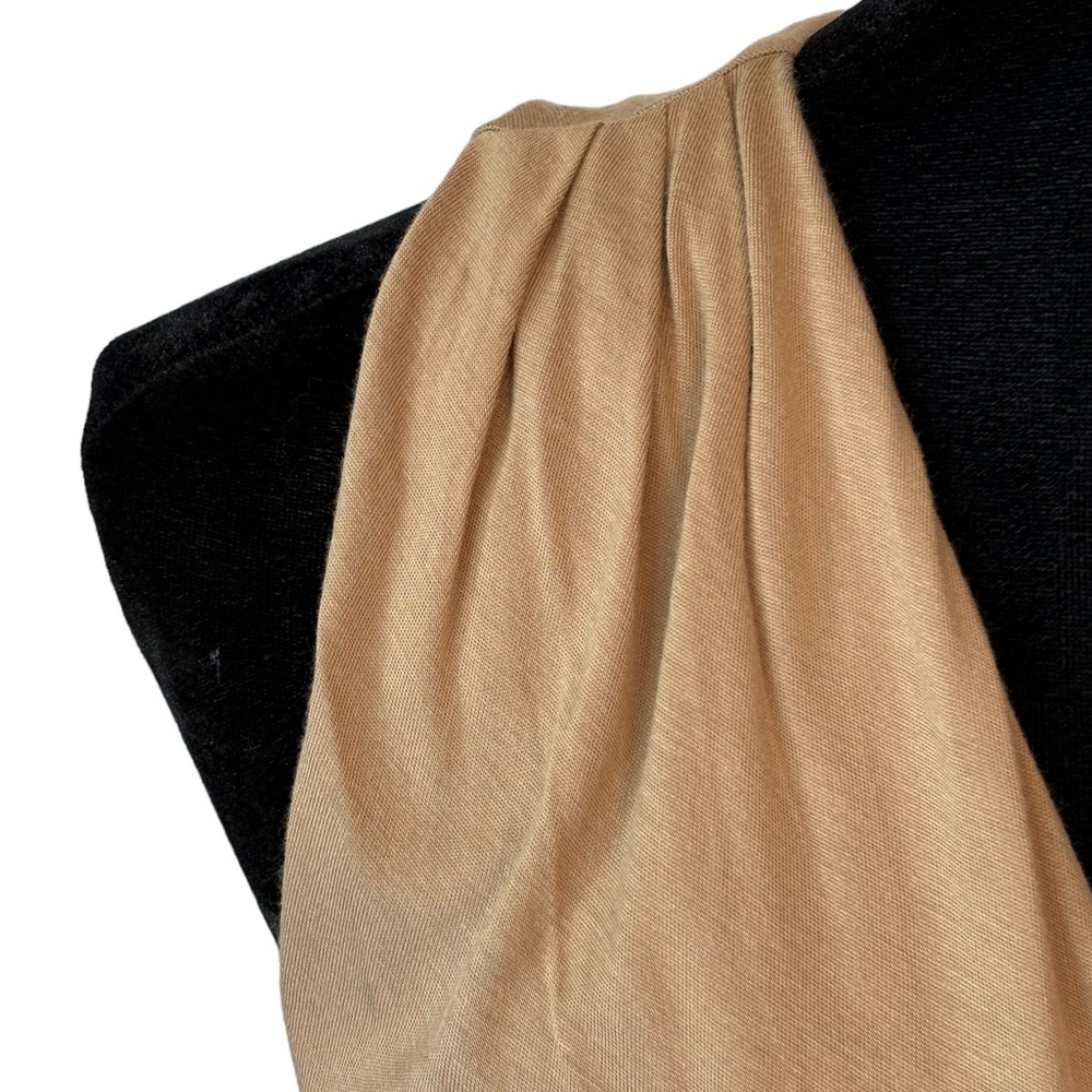 Lauren Ralph Lauren Beige Pleated Dress - Picture 4 of 7